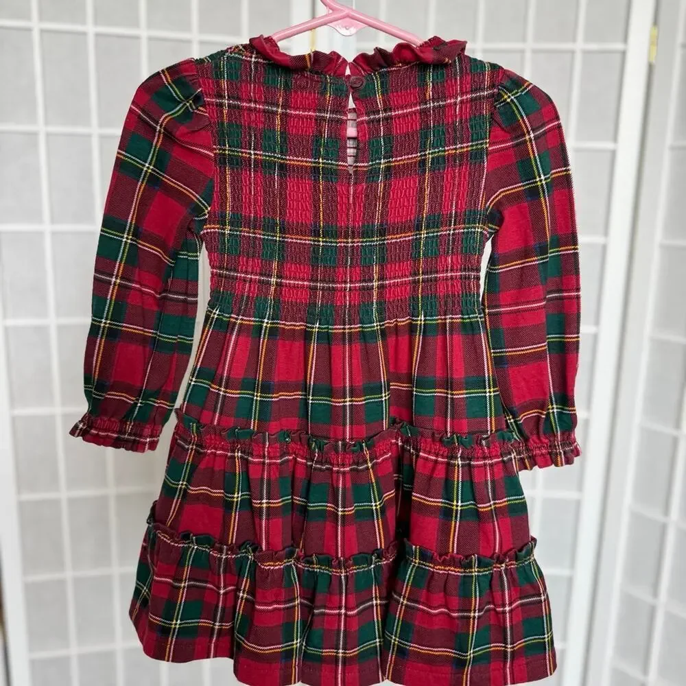 Ralph Lauren Smocked Tartan Plaid Dress | 18M